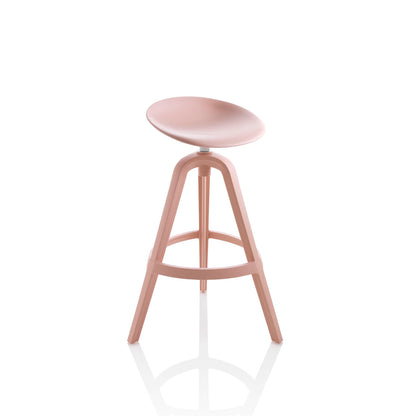 Set of 2 BONNY pink indoor/outdoor stools