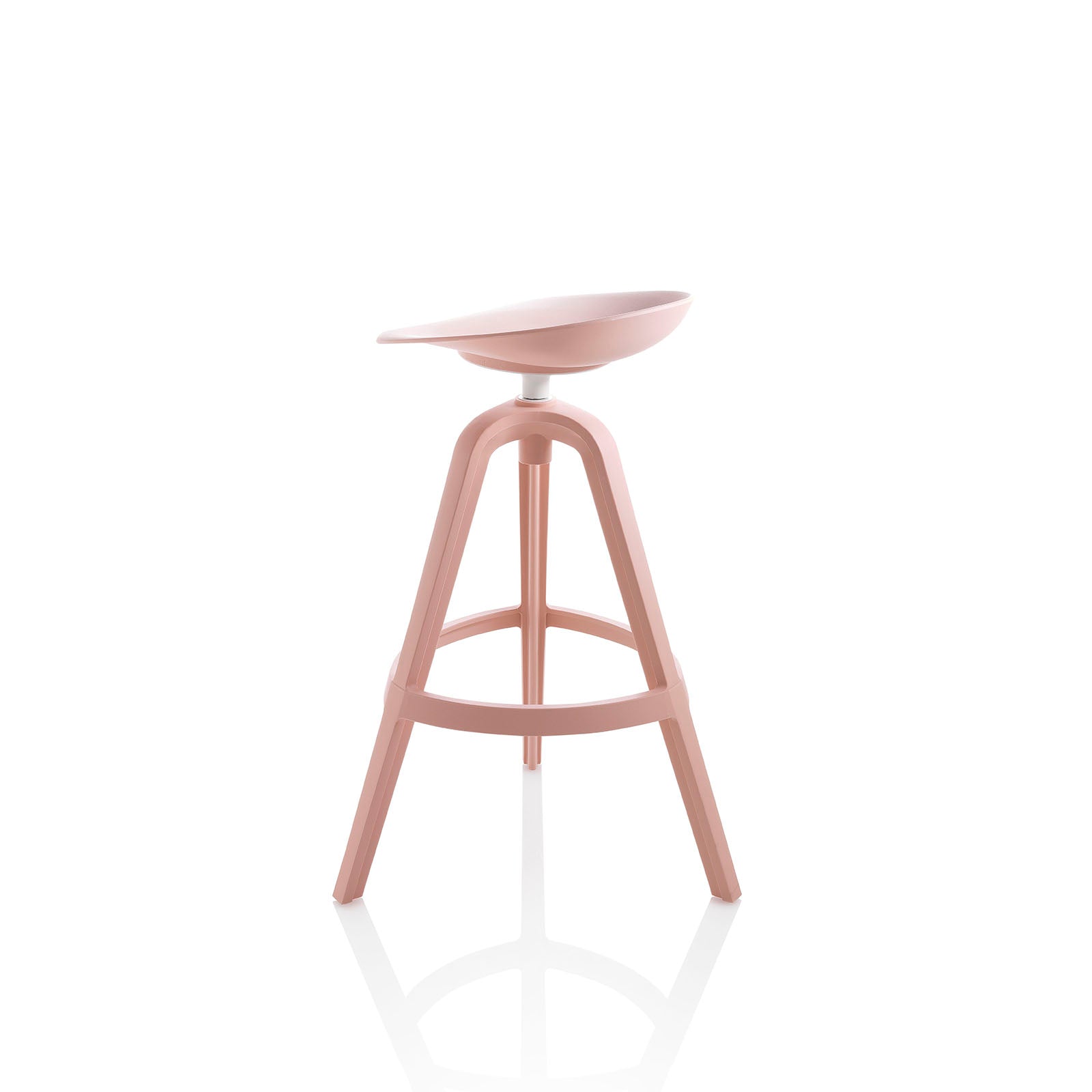 Set of 2 BONNY pink indoor/outdoor stools
