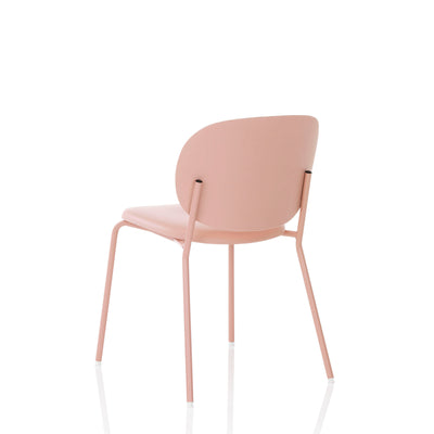 Set mit 4 rosa CLIP-Stühlen