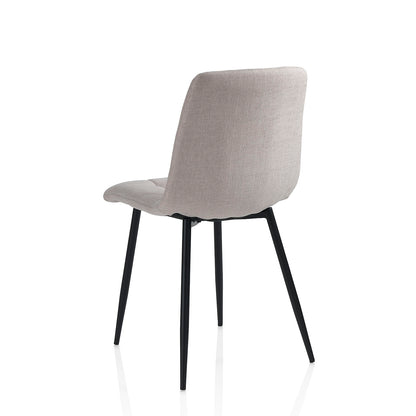 Satz mit 4 Stühlen ISA in Beige
