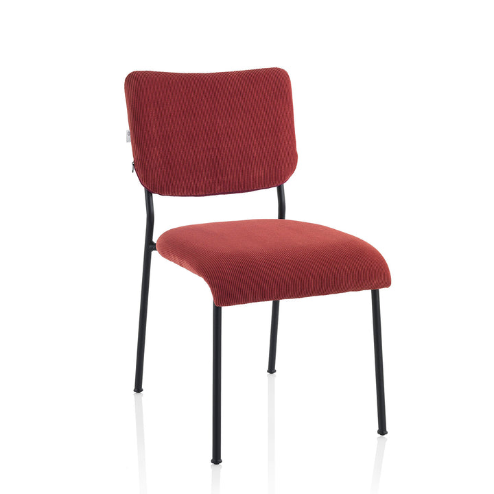 Set 2 sedie ZOE rosso corallo