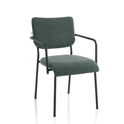 Set 2 sedie con braccioli ZOE verde bottiglia