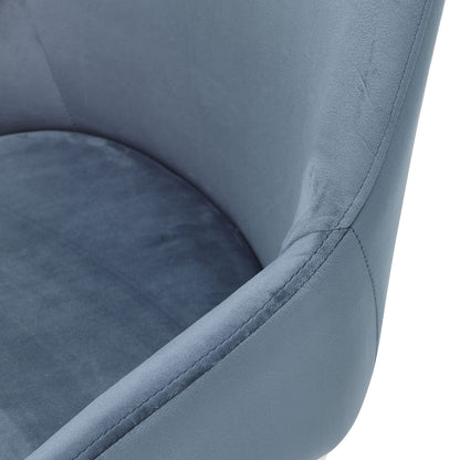 Steel blue HALIMA chair