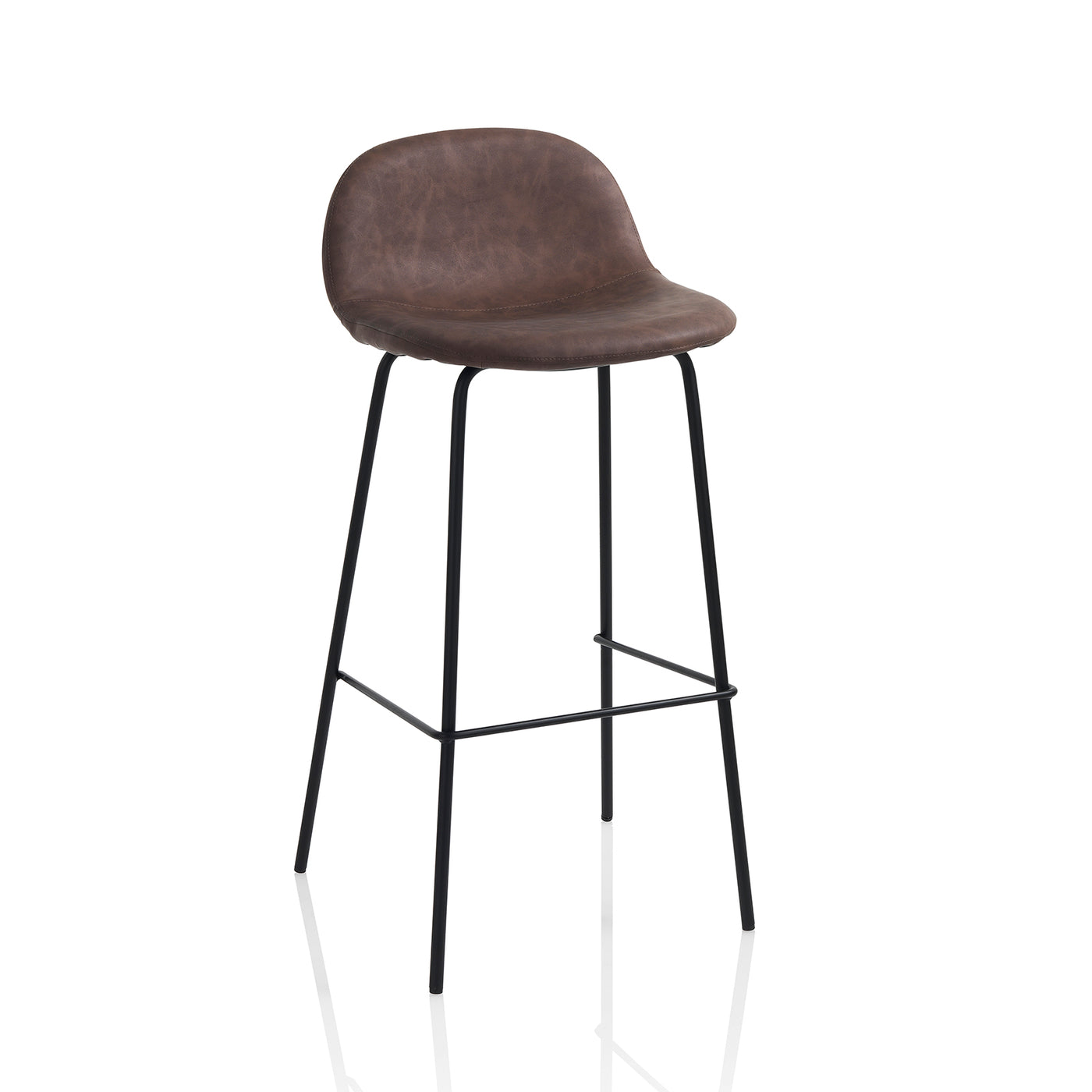 Set of 2 brown EVRY stools