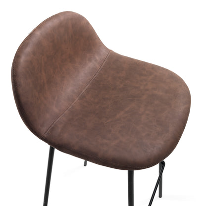 Set 2 Sgabelli EVRY marrone