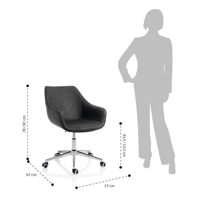 DOWA office chair black