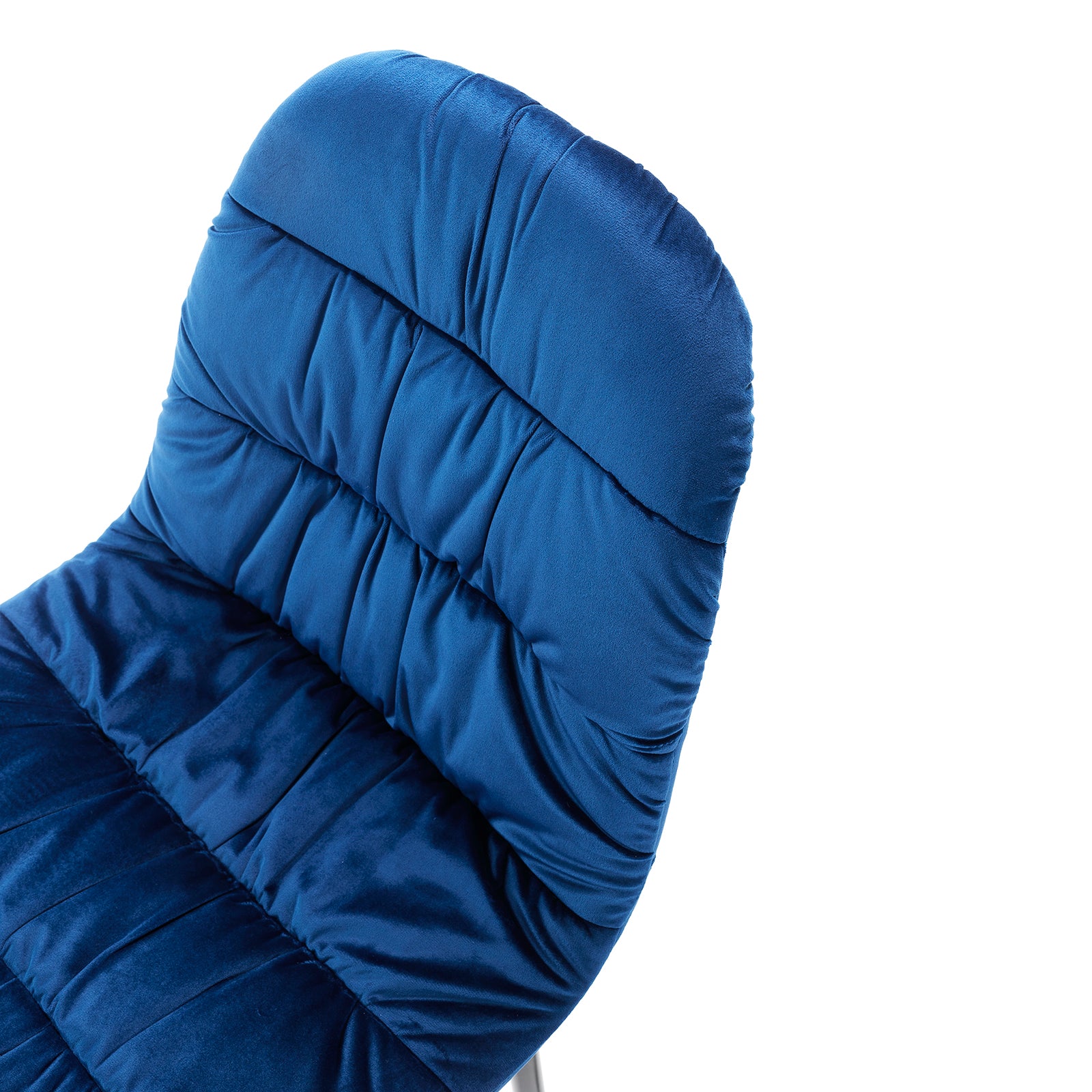 Set mit 4 ozeanblauen SANDY-Stühlen