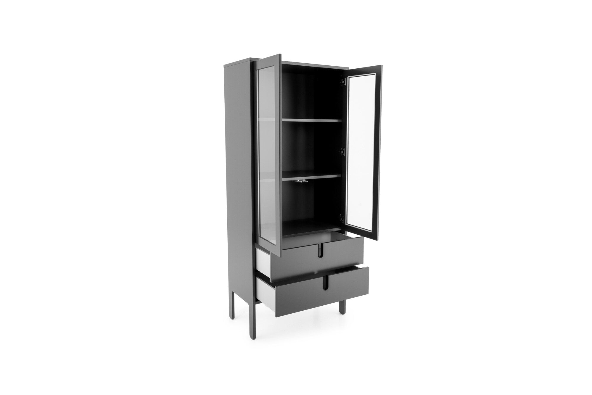 Credenza/Vetrina CROSS grigio