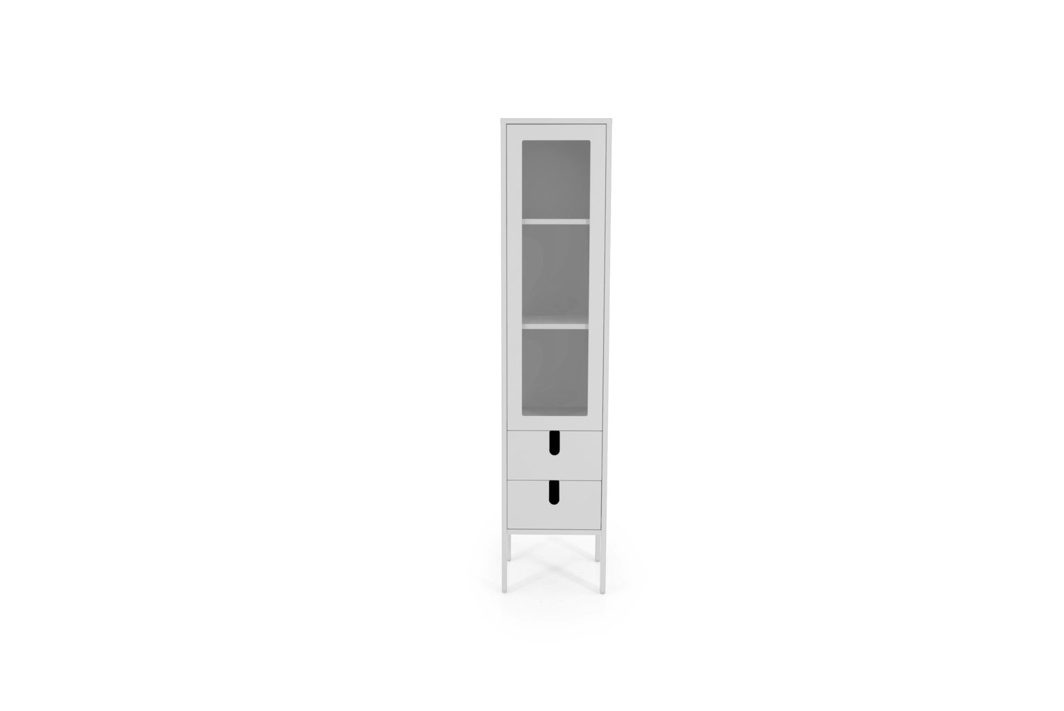 Credenza/Vetrina small CROSS bianco