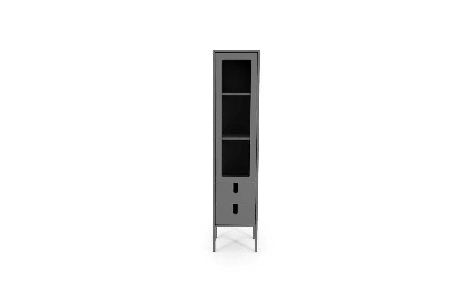 Credenza/Vetrina small CROSS grigio