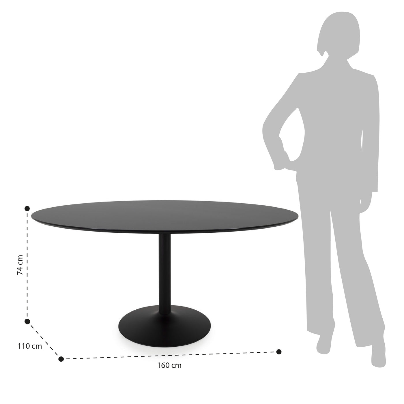 PLAN Tisch schwarz