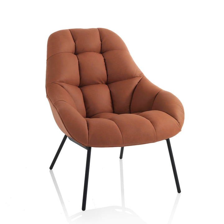 Brauner LAMIA-Sessel