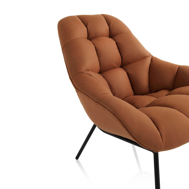 Brauner LAMIA-Sessel