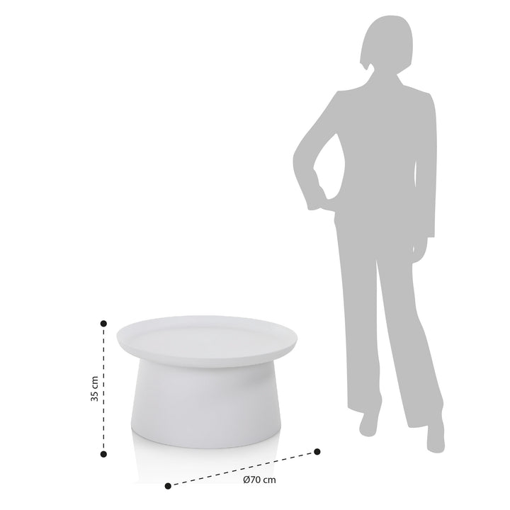 KLACHI-B coffee table white