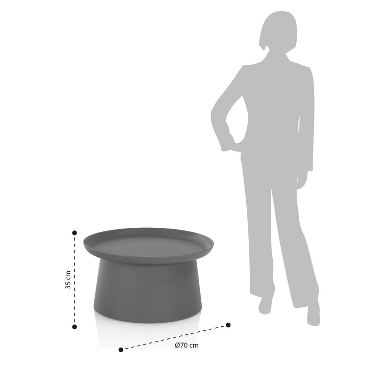 KLACHI-B gray coffee table