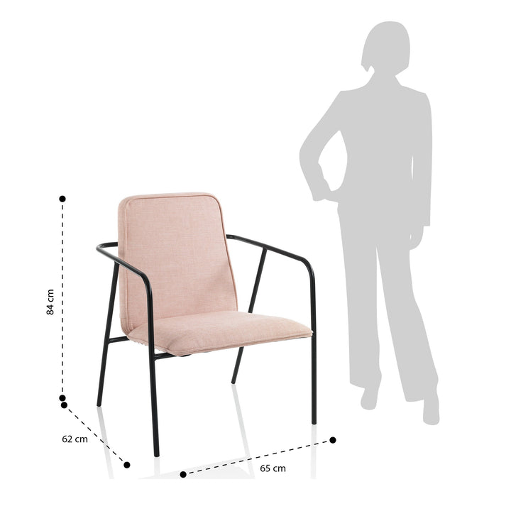 Poltrona MINYA rosa