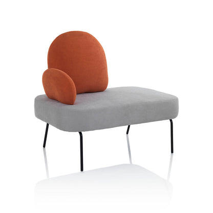 CHESSY Bank grau/orange