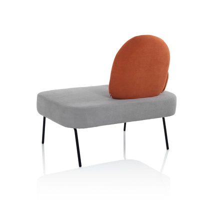 CHESSY Bank grau/orange