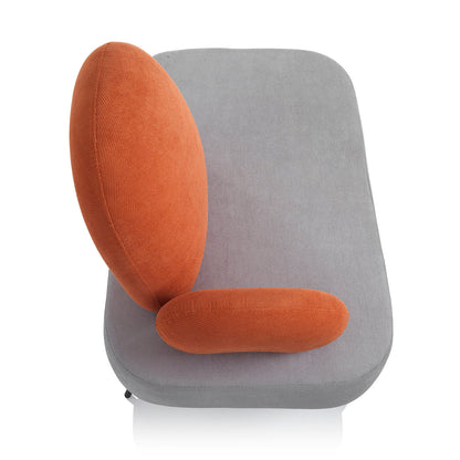 CHESSY Bank grau/orange