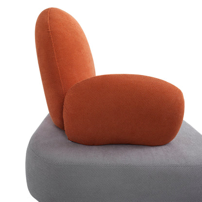 CHESSY Bank grau/orange