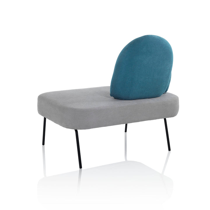 Bench CHESSY grey/light blue