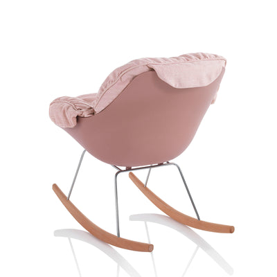 LEON pink rocking armchair