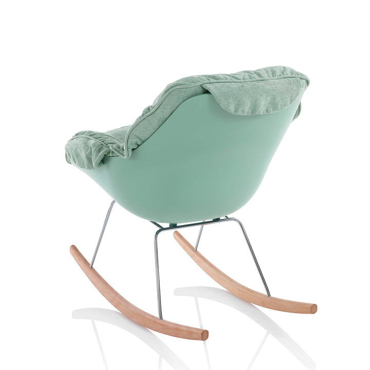 LEON mint green rocking armchair