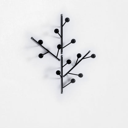 Set of 4 black KI coat hangers