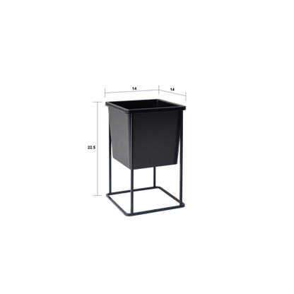 HUA Single Plant Support Black