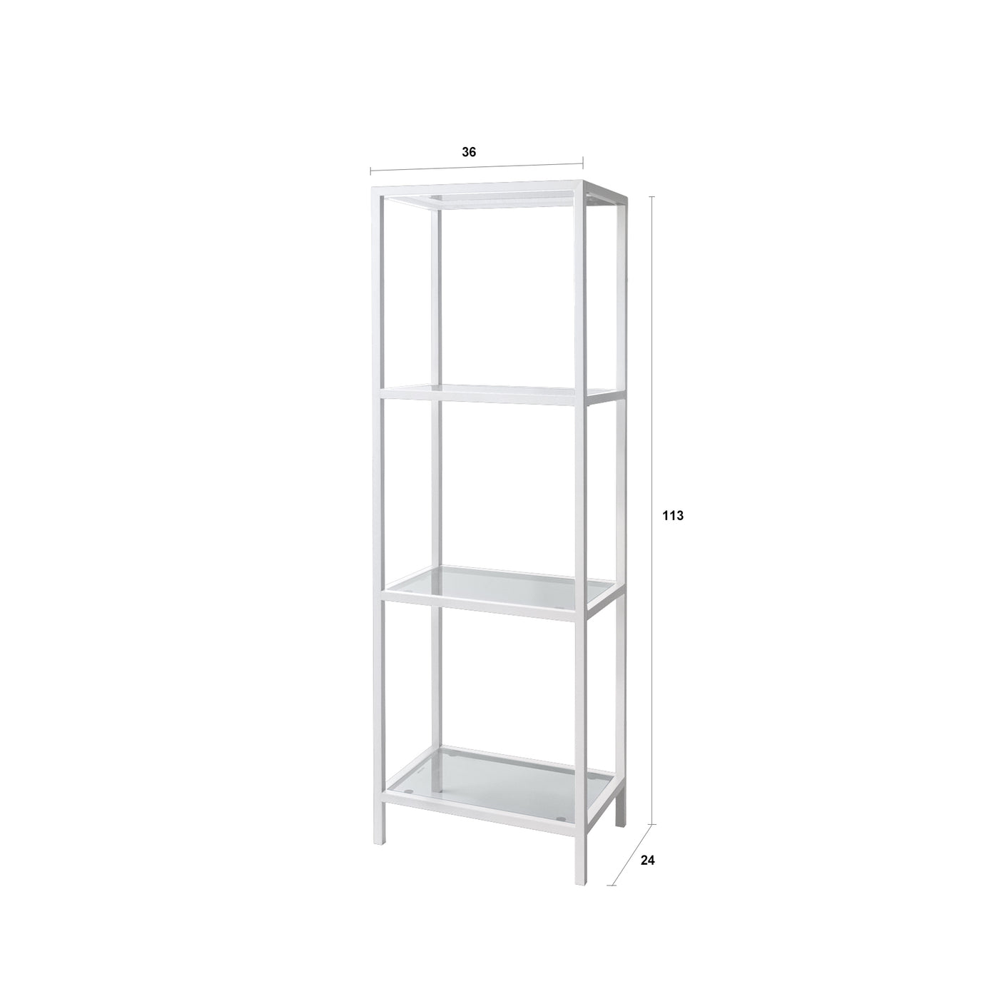 Scaffale SIRK bianco – TFT Home Furniture