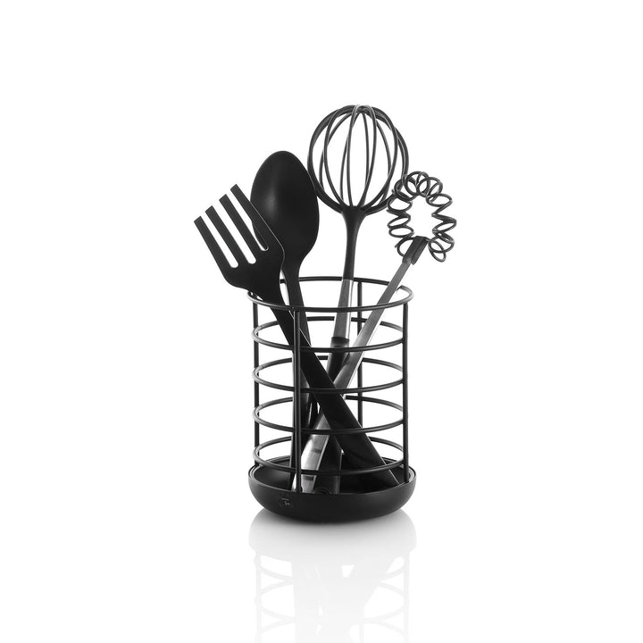 RYO black kitchen utensil holder