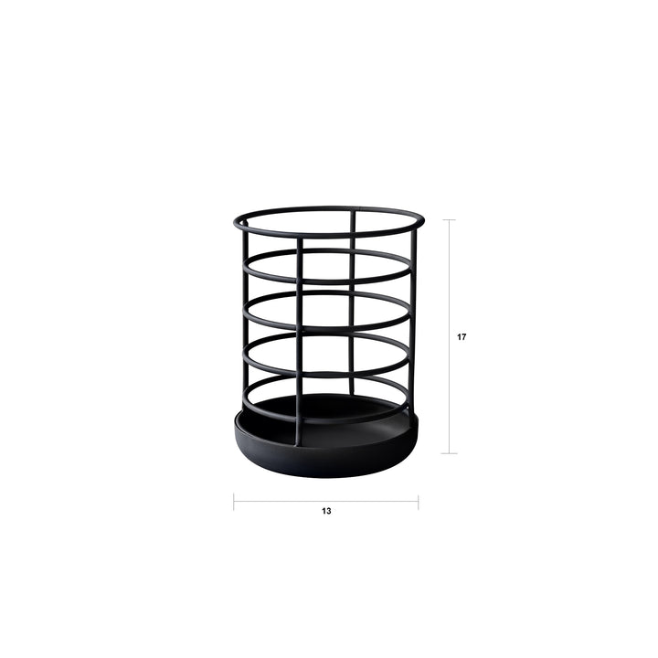 RYO black kitchen utensil holder