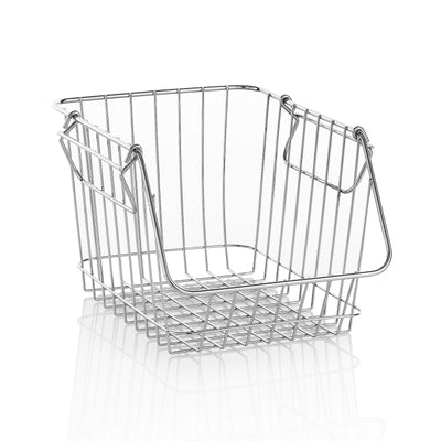 Stackable basket KAI chromed