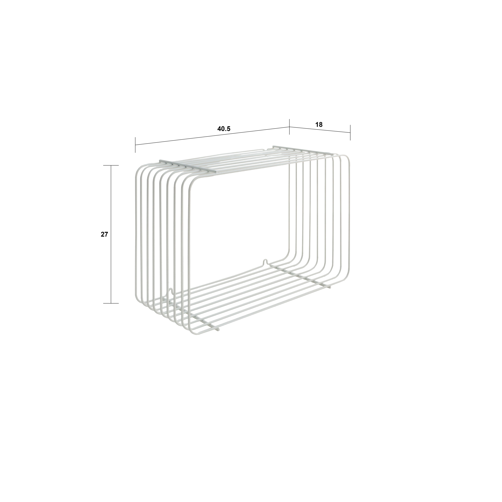 YO white wall shelf