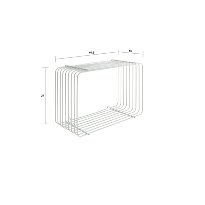 YO white wall shelf