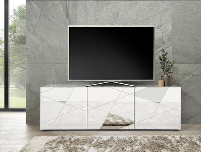 GRIMILDE TV stand white
