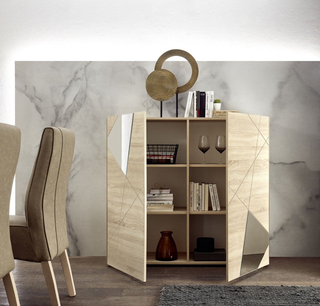 GRIMILDE-Sideboard aus Eiche