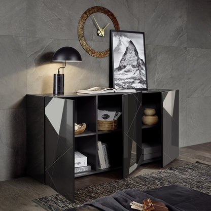 GRIMILDE gray buffet