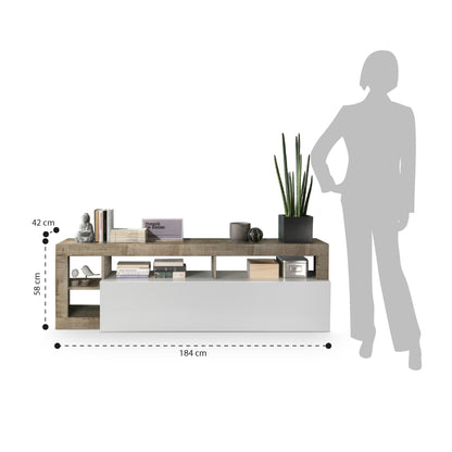 NETTUNO white/pear TV stand