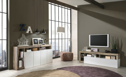 NETTUNO white/pear TV stand