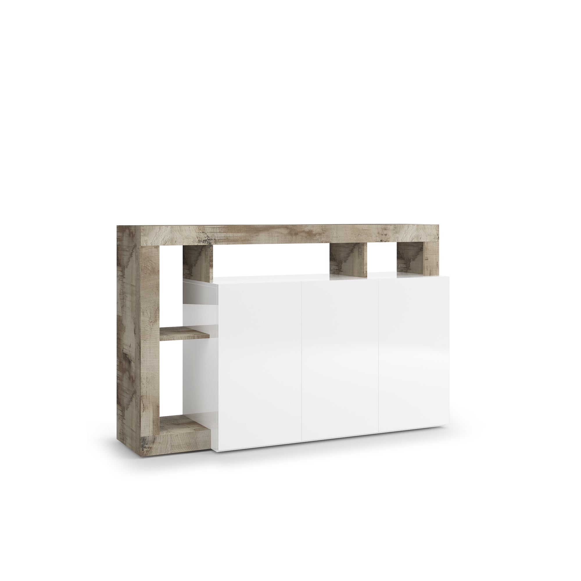 NETTUNO white/pear buffet 146cm
