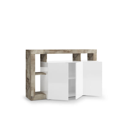 NETTUNO white/pear buffet 146cm