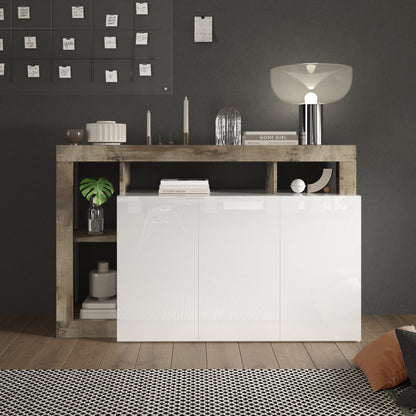 NETTUNO white/pear buffet 146cm