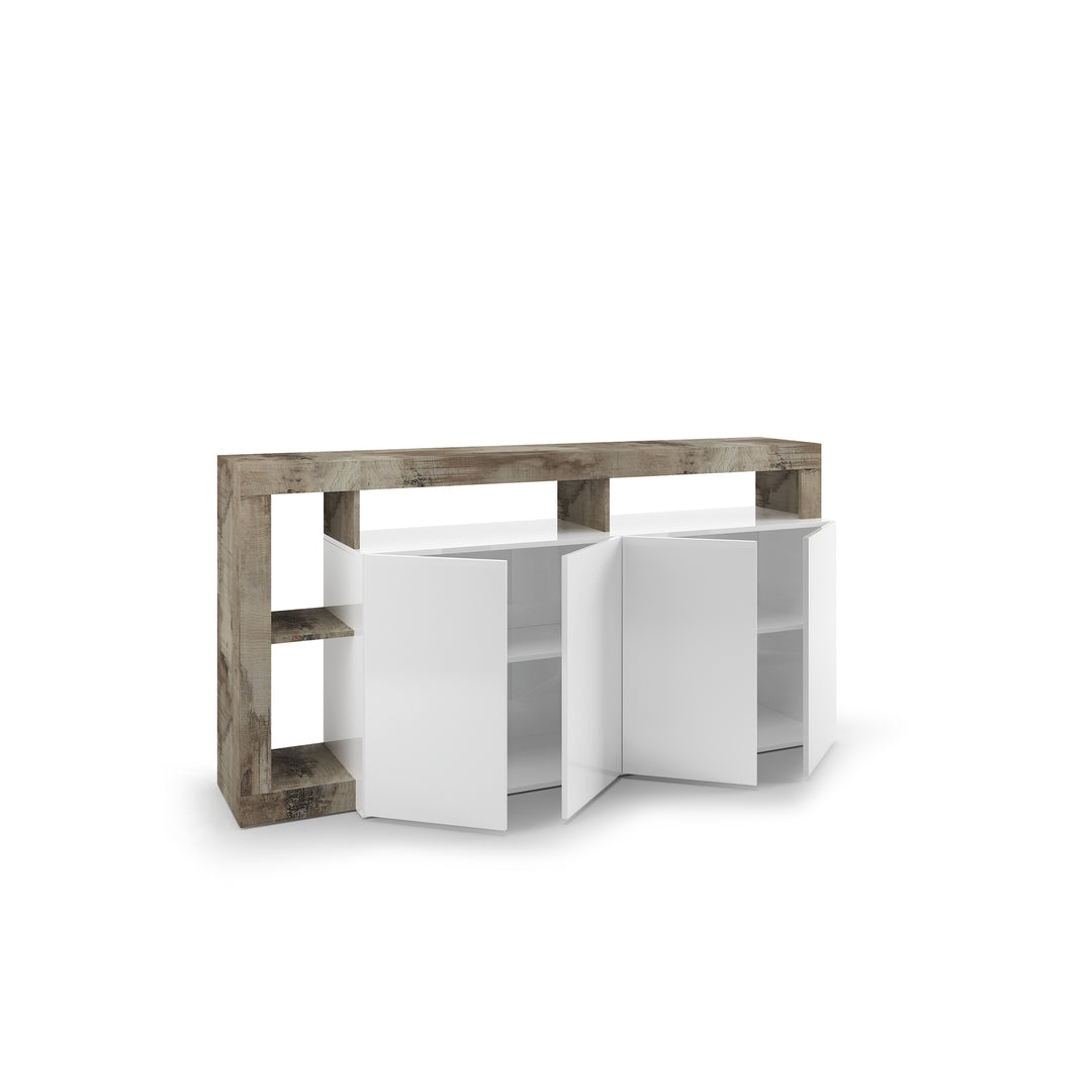 Buffet NETTUNO bianco/pero 184cm
