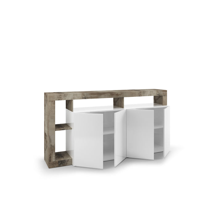 Buffet NETTUNO bianco/pero 184cm