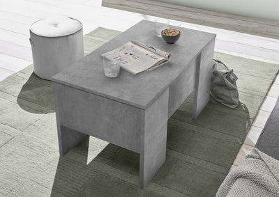OTELLO concrete coffee table with container