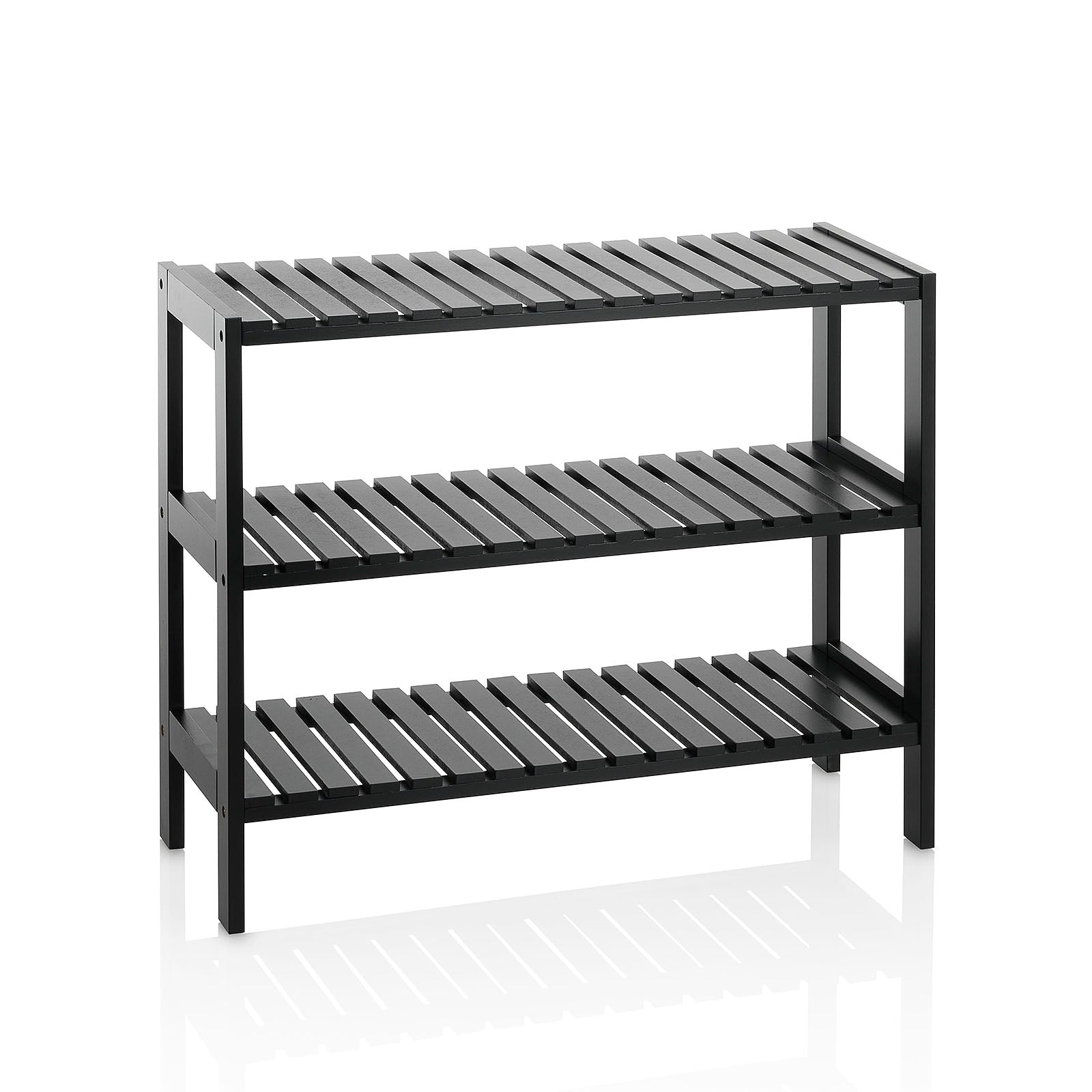 FLOBY black shelf/shoe rack