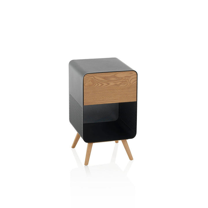 Black FLATO coffee table/bedside table