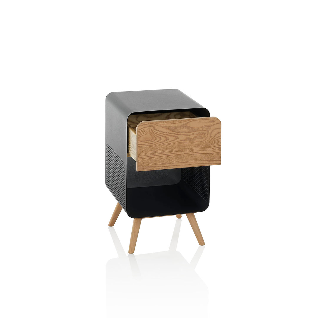 Black FLATO coffee table/bedside table