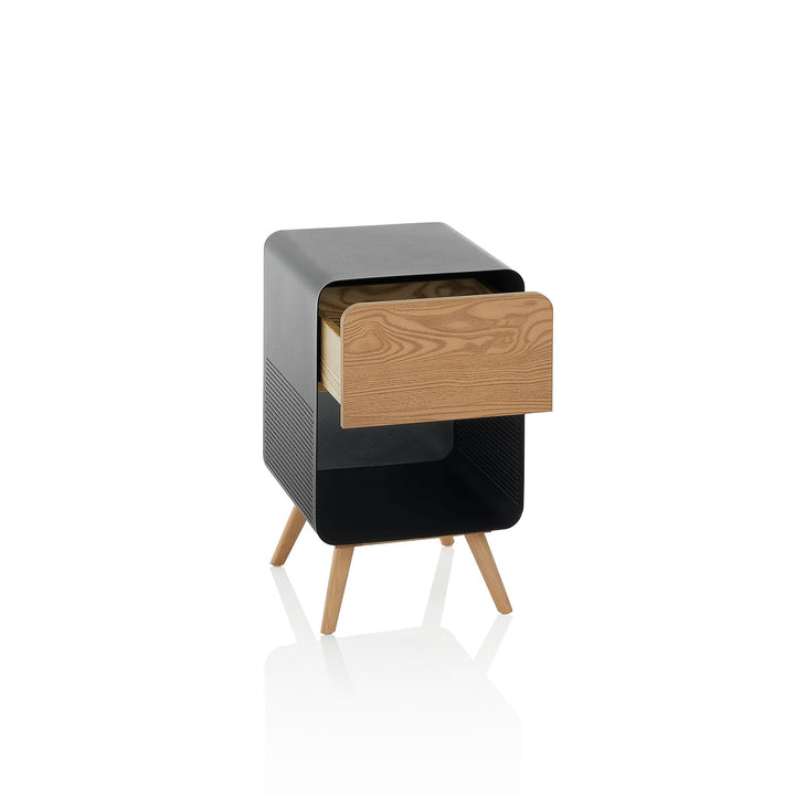 Black FLATO coffee table/bedside table